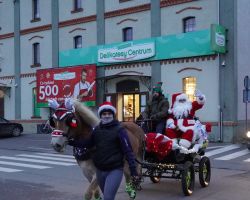 wizyta Świętego Mikołaja w Golubiu-Dobrzyniu