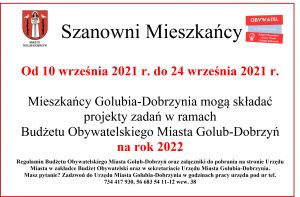 informacja o budżecie na stronę na rok 2022 rok