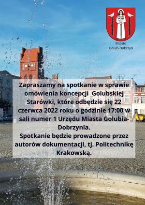 Zapraszamy na spotkanie w sprawie omówienia koncepcji...