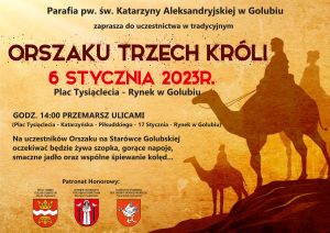 ORSZAK TRZECH KROLI - 6 STYCZNIA 2023