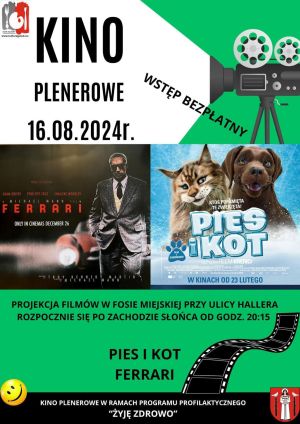 kino plenerowe 16 sierpienia 2024 r.