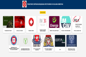 Zrzut ekranu nowej strony Powiatowego Centrum Zarządzania Kryzysowego
