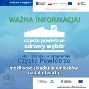 Plakat "Czyste Powietrze"