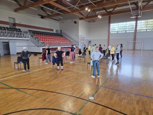 Klub Seniora - pierwsze zajęcia gimnastyczne