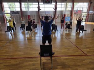 Klub Seniora - pierwsze zajęcia gimnastyczne