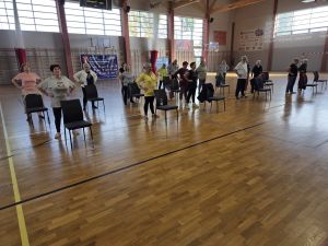 Klub Seniora - pierwsze zajęcia gimnastyczne