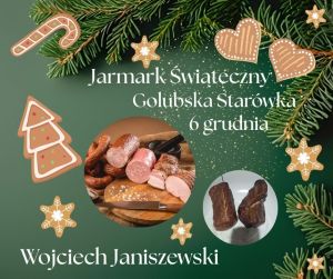 plakat z wyrobami wiejskimi mięsnymi