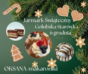 plakat z wyrobami cukierniczymi