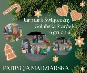 plakat z wyrobami drewnianymi ręcznie malowanymi