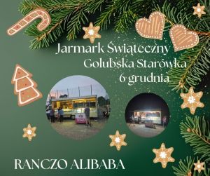 plakat z food truck Ranczo Alibaba
