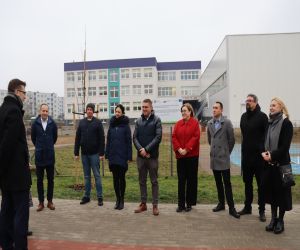 Uczestnicy otwarcia ulicy Marii Konopnickiej