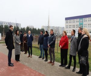 Uczestnicy otwarcia ulicy Marii Konopnickiej