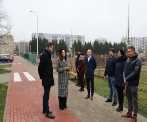 Uczestnicy otwarcia ulicy Marii Konopnickiej