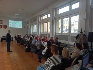 Uczestnicy szkolenia z zakresu ochrony ludności i obrony cywilnej