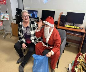 Uczestniczka Klubu Ksiązki z Mikołajem