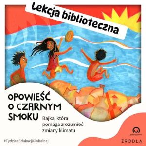 plakat lekcja biblioteczna opowieśc o czarnym smoku