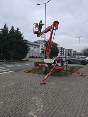 montaż monitoringu na skrzyzowaniu ulicy Lipnowskiej z Żeromskiego
