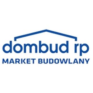 tablica z nazwą firmy Dombud rp Market Budowalny
