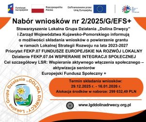 plakat z informacja o naborze nr 2 klub seniora