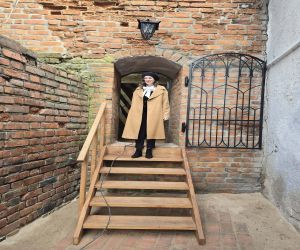 Pani Burmistrz Dominika Piotrowska  w baszcie