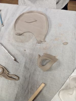 wykonane prace z warsztatów ceramicznych