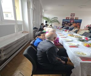 mieszkańcy podczas Miejskiej Wigilii