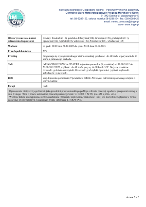 ostrzeżenie meterologiczne 3