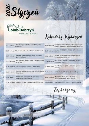 Kalendarz wydarzeń Styczeń w Golubiu-Dobrzyniu