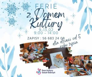 Informacja o feriach w Domu Kultury