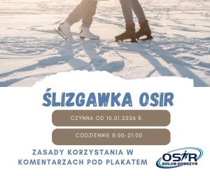 plakat ze slizgawką na OSIR