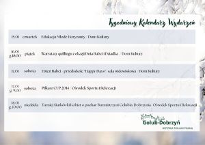 Tygodniowy Kalendarz Wydarzeń