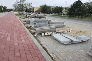 remont ulicy Konopnickiej przy szkole Podstawowej Nr 2 im. Orła Białego