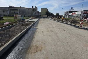 ulicy Konopnickiej w trakcie remontu