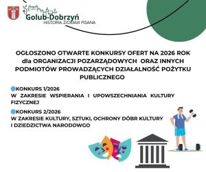 plakat z informacją o  NGO