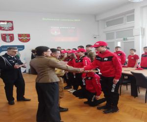 Ślubowanie członków Młodzieżowej Drużyny Pożarniczej