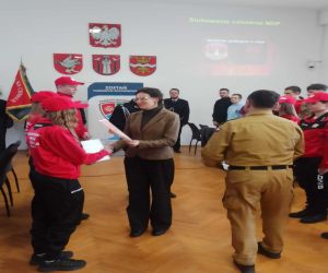 Ślubowanie członków Młodzieżowej Drużyny Pożarniczej