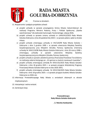 zaproszenie na Sesję Rady Miasta str. 2