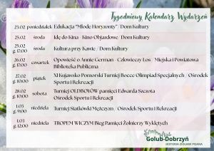 Tygodniowy plan wydarzeń 23.02-1.03.2026 r.