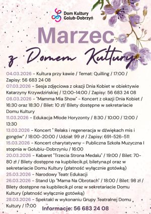Marzec z Domem Kultury