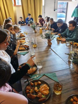 Obiad w restauracji Receptura