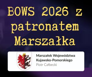 plakat z informacją o Patronacie Marszałka