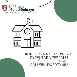 plakat z informacją o konkursie na Dyrektora Szkoły