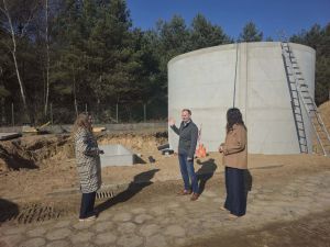 Pani Burmistrz dominika Piotrowska z Zastępca Piotrem Kowalczyk oraz Panią Prezes MZWik Izabelą Lewandowską