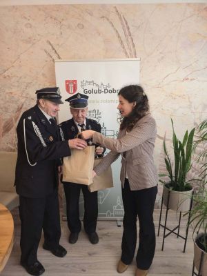 Druhowie OSP Golub-Dobrzyń - podziękowanie