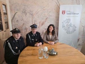 Wspólne rozmowy o historii OSP Golub-Dobrzyń