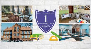 Szkoła Podstawowa nr 1 im. Konstytucji 3 Maja w Golubiu-Dobrzyniu.