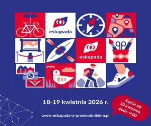 plakat z zaproszeniem na eskapadę