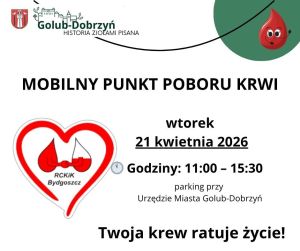 mobilny punkt poboru krwi