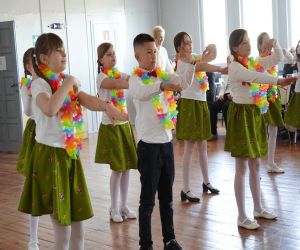 występ dzieci ze Szkoły Miejskiej w Golubiu-Dobrzyniu