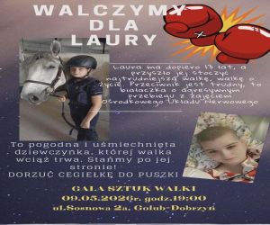 plakat z informacją dla kogo Walczymy dla Laury